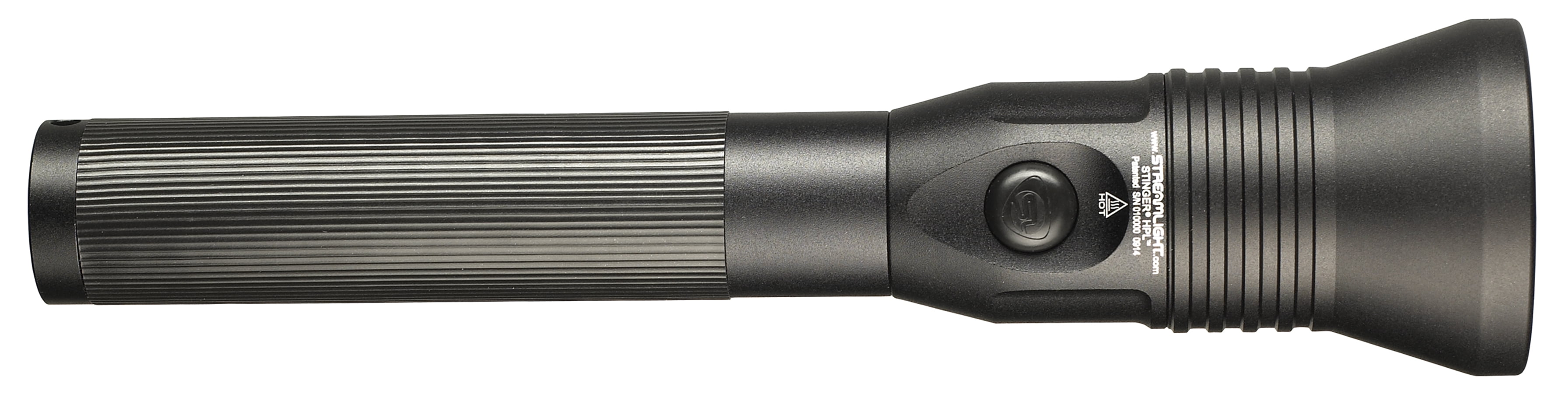 Streamlight Stinger HPL High Performance Long-Range Rechargeable Flashlight, Black