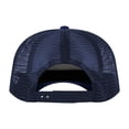 thumbnail image 2 of TOPTIE 5 Panel Baseball Cap Suedette Front Mesh Back Adjustable Unisex Snapback Hat-Blue, 2 of 8