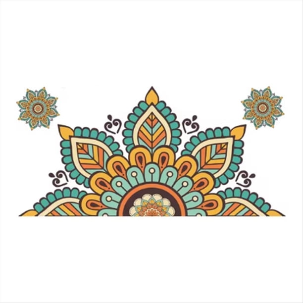 Pegatina de Pared con Diseño de Mandala, Papel Tapiz Autoadhesivo, Decoración de Fondo Adecuada para Sala de Estar, 1 Unidad