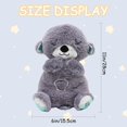 thumbnail image 5 of Nutria dormida con música de latidos del corazón, peluche koala con ejercicios de respiración y música, caja de música, peluche para dormir, regalo para recién nacido, 5 of 5