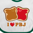 thumbnail image 4 of Inktastic I Love Pbj 2 Boys or Girls Baby Bib, 4 of 4
