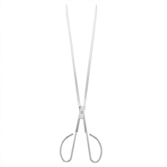 Pince à Charbon en Acier Inoxydable pour Barbecue Extérieur Pince à Bois Allongée