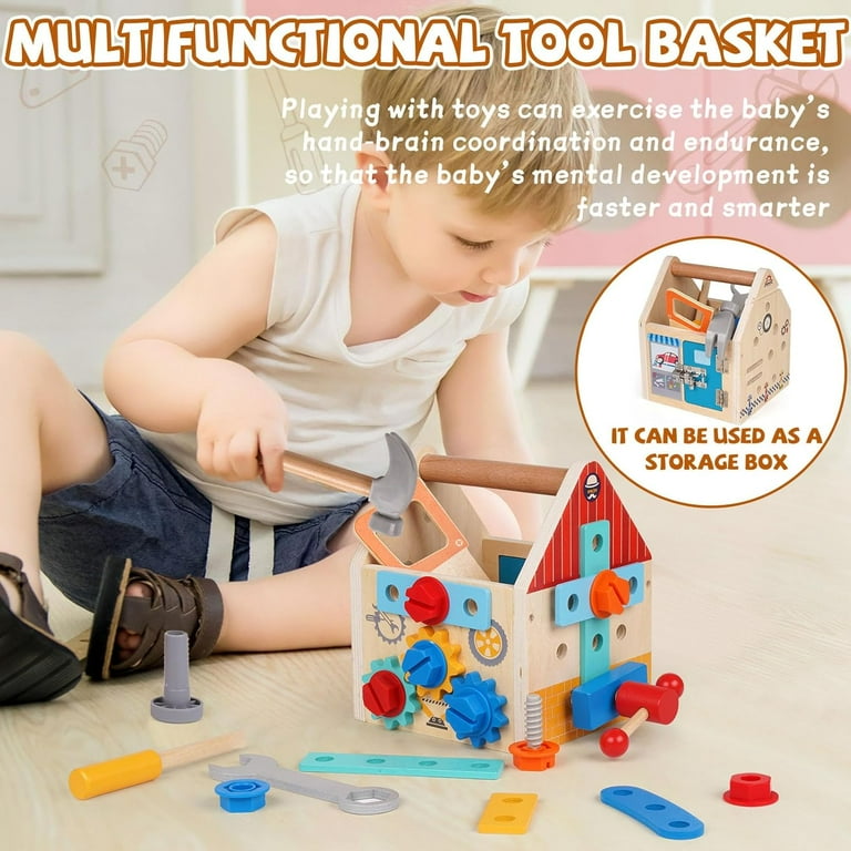Tool Set Toys for Kids 3-6 Year Old, 33Pcs Montessori Toys for