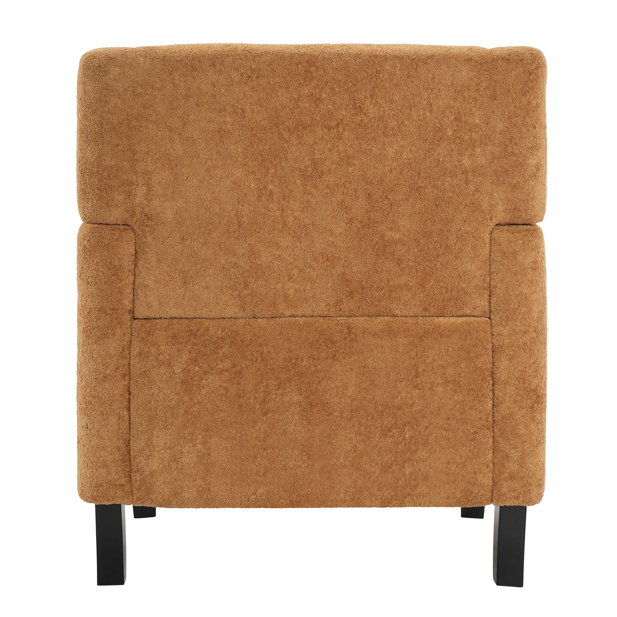 Leumius Accent Chair, Modern Tufted Armchair, Upholstered Single Sofa Chair for Living Room and Bedroom, Orange