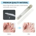 thumbnail image 3 of 3 Pack Crystal Glass Nail File with Case, Nail Shine Buffers Polisher for Manicure Nail Care Fingernail File, 3 of 7