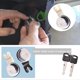 thumbnail image 2 of Juego de cilindro y llave de cerradura de puerta Yuxing compatible con camionetas Econoline E150 E250 F250 Super Duty Explorer color plateado, 2 of 5