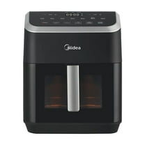 Midea HeatXpress™ Air Fryer, 7.8 Qt, See-Thru Window, 8-In-1 Oven, Digital Controls, Black