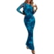 thumbnail image 1 of Vestido PRETTYGARDEN ajustado maxi de manga larga con estampado floral M, 1 of 8
