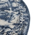 thumbnail image 6 of Unique Loom La Jolla Collection Area Rug - Cathedral (6' 1" Round Blue/Ivory), 6 of 7