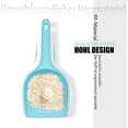 thumbnail image 3 of 4 Pcs Cat Litter Scoop Set, Large Metal Cat Litter Scoop Long Comfy Handle Fast Sifting Deep Shovel with Small Holes Cat Poop Scoop Hand Brush Small Dustpan, 3 of 7