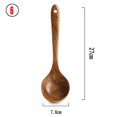 thumbnail image 1 of Juego de utensilios de cocina de madera, cucharas de madera para cocinar, cucharas de madera de teca natural para sartén antiarina, regalo, 1-9 piezas, juego zhangmengya LED, 1 of 2