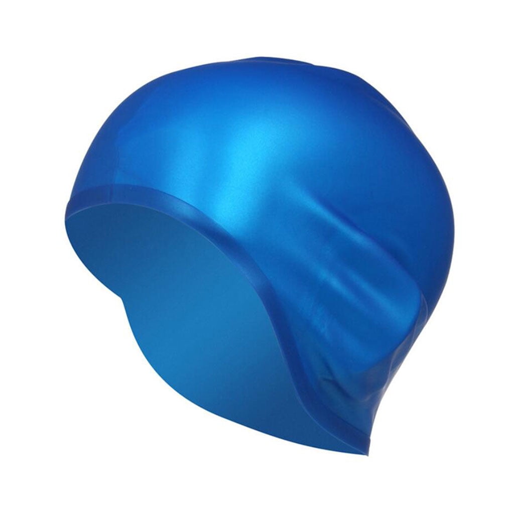 Rinhoo Silicone Waterproof Swimming Cap Leakproof Long Hair Swimming
