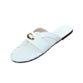 thumbnail image 2 of Women's Mesh House Slippers-Women's Round Toe Closed Toe Slides,Soft Sole Plus Size Slippers Sold by WHLBF 41, 2 of 9