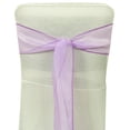 thumbnail image 2 of Darling Souvenir Pack Of 25 Organza Chair Sashes Bow Sash For Wedding & Events Supplies Party Decoration Chair Cover Sash - Colors Available, 2 of 4