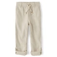 thumbnail image 1 of Pantalones Gymboree de lino con cordón para niños pequeños Bisquit 3T, 1 of 5
