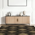 thumbnail image 6 of Ashton Argyle Grey Wool Area Rug 8x10 Transitional Unique Textures Soft Patterns, 6 of 6