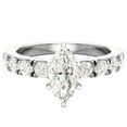 thumbnail image 5 of Engagement Rings For Women - Marquise Cut 14K White Gold 1.20 CT (L,I1) GIA Certificate, 5 of 7