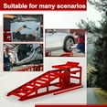 thumbnail image 5 of 2 Pack Hydraulic Car Ramps 5T 10000lbs Low Profile Car Lift Service Ramps Truck Trailer Garage,Height Hydraulic Vehicle Ramps, Lift Height 11.61-16.21 inches, 5 of 7
