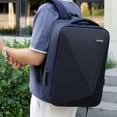 thumbnail image 2 of Anti-Theft Hard Shell Backpack,Slim Business Travel Laptop Backpack for Men,Water Resistant Laptop Bag with USB Port, 2 of 7