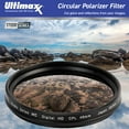 thumbnail image 3 of Ultimaxx 55mm and 58mm Multi-Coated 3PC Filter Kit (UV, CPL, FLD) for Nikon D3500, D5600, D3400 DSLR Camera with Nikon 18-55mm f/3.5-5.6G VR AF-P DX and Nikon 70-300mm f/4.5-6.3G ED, 3 of 6
