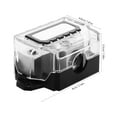 thumbnail image 2 of RUNROTOO 1Pcs Power Distribution Block Zinc Alloy Nickel Plating for Construction Power Distributor, 2 of 8
