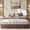 Walnut, variant on Modern Minimalist Platform Bed Frame - Wood, Sturdy Slat Support, No Headboard, Space-Saving, No Box Spring Needed, Easy Assembly