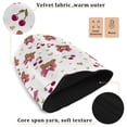 thumbnail image 3 of Pink Bow and Brown Bear Beanie Hat Unisex Warm Winter Hat Cap For Women Men Winter Running, 3 of 7