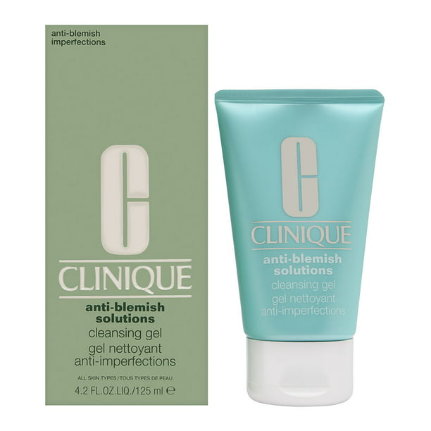 surfen Vertrouwen op bonen Clinique Anti-Blemish Solutions Cleansing Gel 125ml/4.2oz - All Skin Types  - Walmart.com