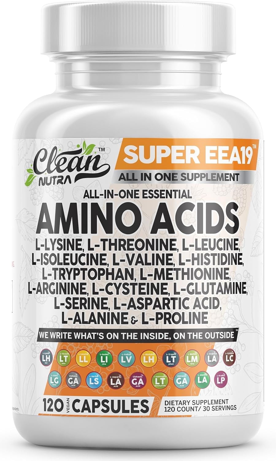 l carnitine l arginine l glutamine Simply Potents Amino Acid Complex Capsules, 1500mg, Muscle Recovery, Skin,  Endurance, Digestion