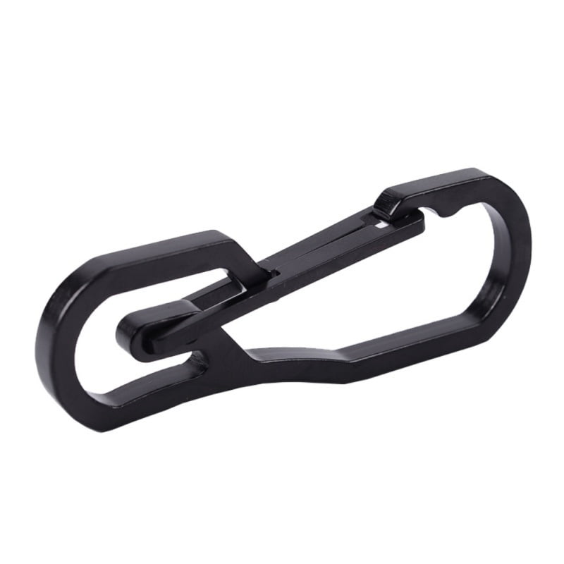 1pc Outdoor Useful Stainless Steel Buckle Carabiner Keychain Key Ring Clip H_LO 