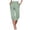 Green, variant on WREESH Womens Capri Pants Casual Elastic Tie Waist Loose Long Pants with Pocket Capris Blue
