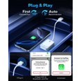 thumbnail image 3 of Adaptador CarPlay inalámbrico MoKo para iPhone 2025 blanco, 3 of 8