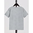 thumbnail image 4 of Boys' 8-12Y Forever Angel Graphic Short Sleeve T-Shirt Crew Neck Gray Tee, 4 of 7