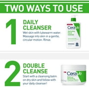 CeraVe Hydrating Facial Cleanser for Normal to Dry Skin, Daily Face Wash for Dryness, 16 fl oz.