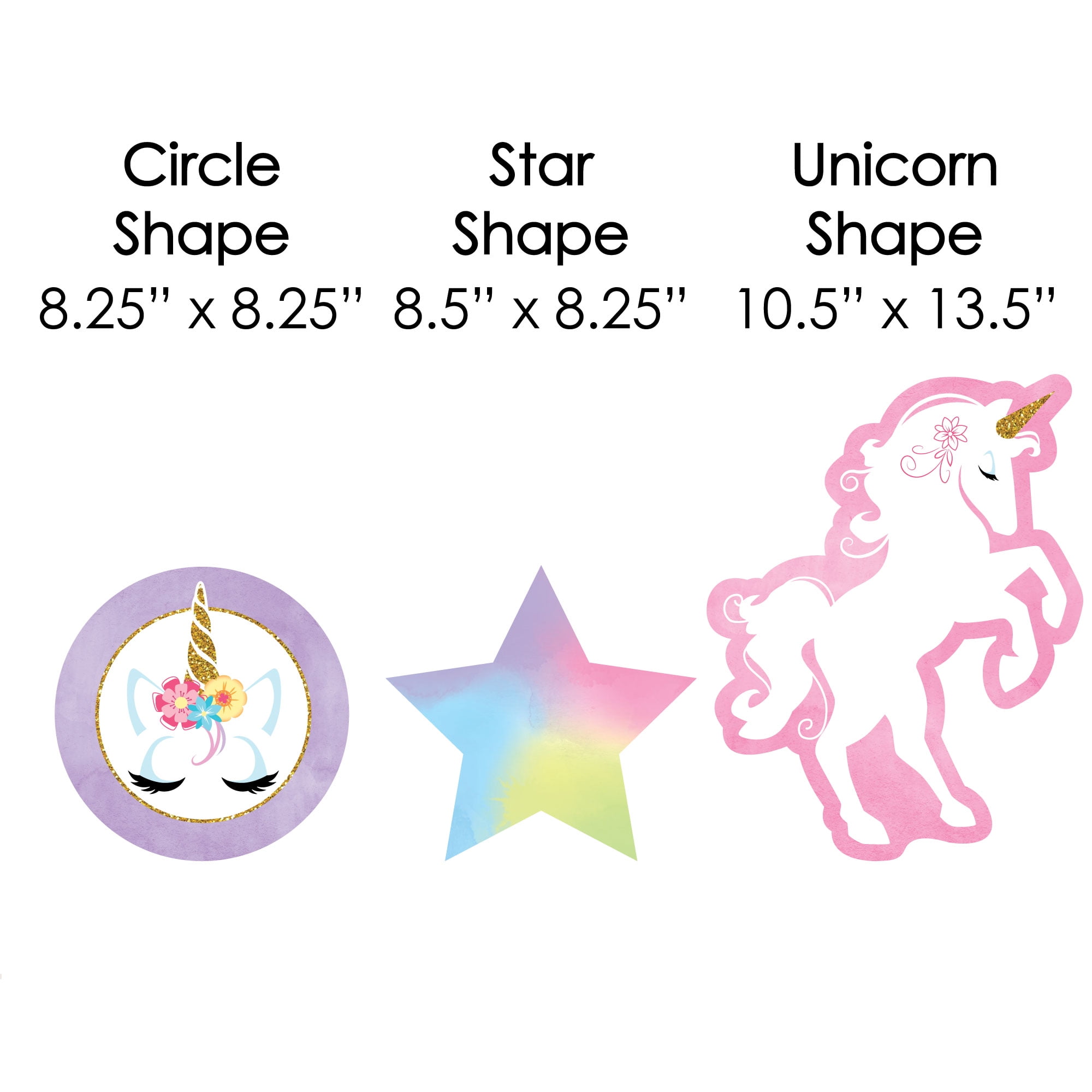 Big Dot Of Happiness Rainbow Unicorn - Magical Unicorn Party Decor - 6 Beer  Bottle Labels & 1 Carrier - Assorted Pre