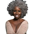 thumbnail image 3 of DOPI Women's Fashion Wig Silver Synthetic Hairshort Wigs hair Wave Wig(2Pack), 3 of 3