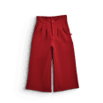 thumbnail image 1 of FLORY Pantalón con pinzas y botón forrado para Niña | Pantalón casual para Niña | 0009, Rojo, G, 1 of 5