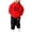 Red#9527, variant on BOOMNY Toddler Girls 2 Peice Sweatsuits Graphic Y2K Long Sleeve Sweatshirts Pants Sets for Kids Comfy Track Suits
