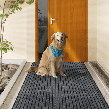 IAJXWI Runner Rug, 3' x 10' Commercial Floor Mat, Non-Slip Custom Size Rubber Backing Carpet Runners for Long Hallways, Kitchen, Balcony Entryway Doormat