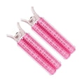 thumbnail image 4 of serony Cheveux Racines Pinces Moelleuses Bangs Coiffure Coiffure Épingles à Cheveux Paresseux Bouclés Tube Portable Voyage Rouleaux Curlers Lavables 2PCS Rose Rouge, 4 of 7