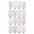 thumbnail image 1 of Juego De Pegatinas Navideñas Para Manicura De 16 Uds., Pegatinas De Luna Navideñas Coloridas Convenientes Con Buena Adherencia Para El Hogar, Tienda Interior Kearding CE002415-00, 1 of 7