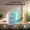 thumbnail image 5 of Whynter 90 Can Stainless Steel Beverage Refrigerator with Lock, 2.5 Cu. Ft. BR-091WS, 5 of 21