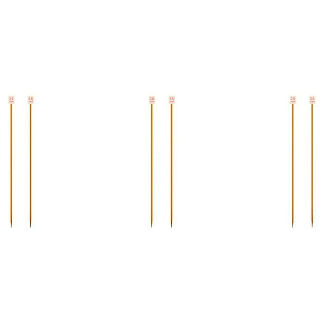 VONKY Color Random Knitting Needles Weaving Needle DIY Crafting Handknitting Tool 3.5mm 3Set