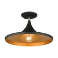 thumbnail image 4 of Livex Lighting - Waldorf - 1 Light Semi-Flush Mount In Industrial Style-8.5, 4 of 13