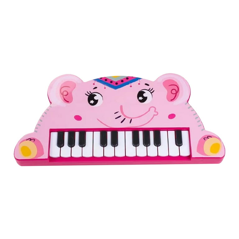Elainilye Toddler Piano Toy Musical Instrument for Kids Children Animal Keyboard Piano Dinosaur Frog Piano Christmas Gift Toys for Girls Boys