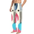 thumbnail image 5 of Abstract colorful circle design(2) Men's Pajama Pants Ultra Bottoms Sleepwear Bottom Pants with Pocket Drawstring, 5 of 5