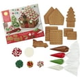thumbnail image 2 of Wilton Ready-to-Build Giant Log Cabin Gingerbread House Kit, 21-Piece, 2 of 5