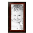 thumbnail image 2 of ArtToFrames 8" x 16" Matte Mahogany with Gold Accent Diploma Picture Frame, 8x16 inch Brown Wood Poster Frame (WOM-5109),  Pack, 2 of 7