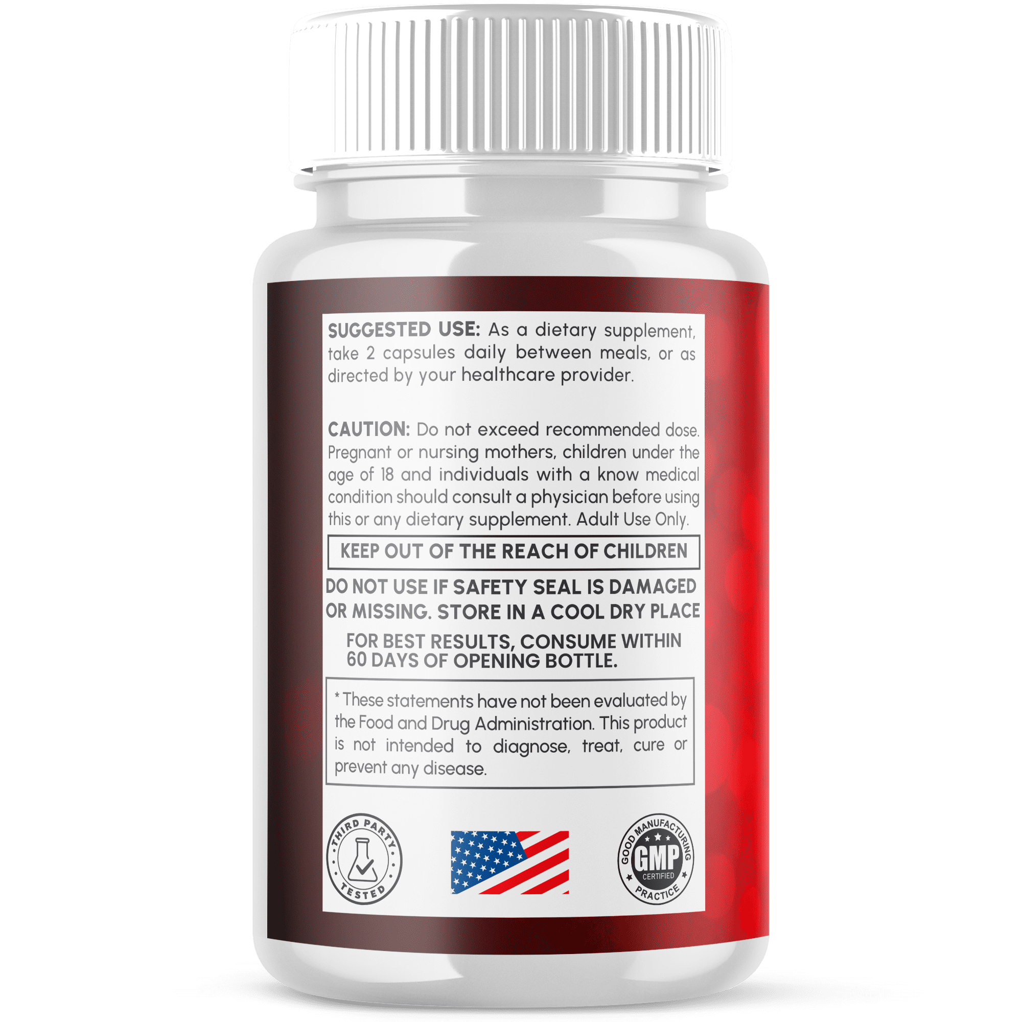 Vital BPlus Blood Balance Support Pills Advanced Formula Vitamin Supplement 120 Capsules