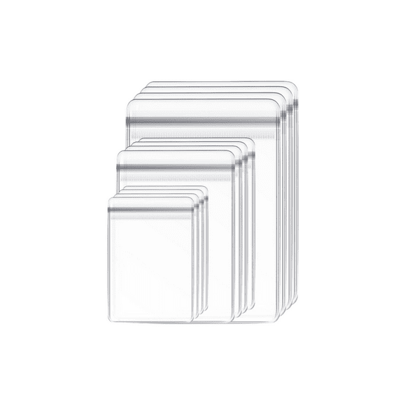 120 Pcs Anti-Tarnish Jewelry Bags with Clear Plastic Zippered Pouches, 3 Sizes (2x2.8", 2.8x4", 3.5x5") 120-Piece Set for Organizing Rings, Earrings & More